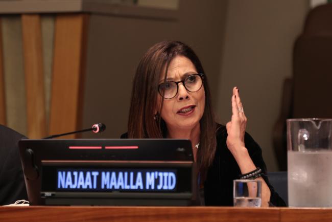 Najaat Maalla, Special Representative of the UN Secretary-General on Violence against Children
