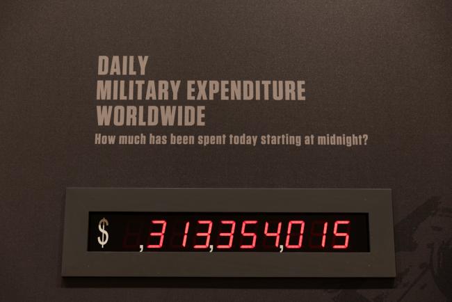 Daily military spending