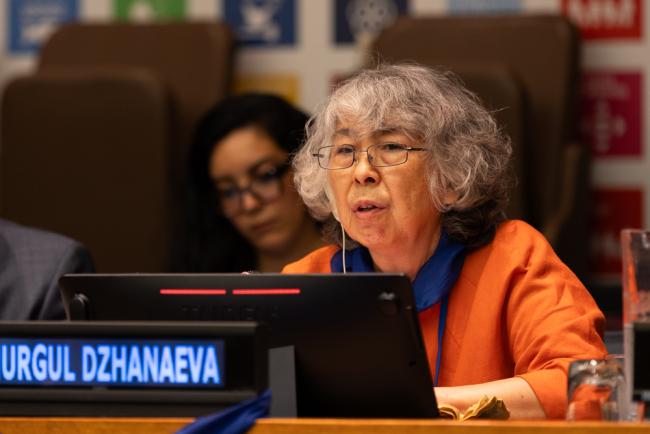 Nurgul Dzhanaeva, Forum of Women’s NGOs, Kyrgyzstan
