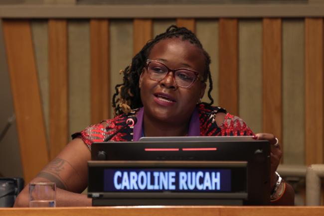 Caroline Rucah, Executive Director, Western Kenya LBQT Feminist Forum
