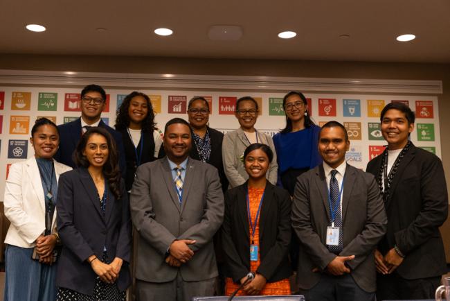 The Palau delegation