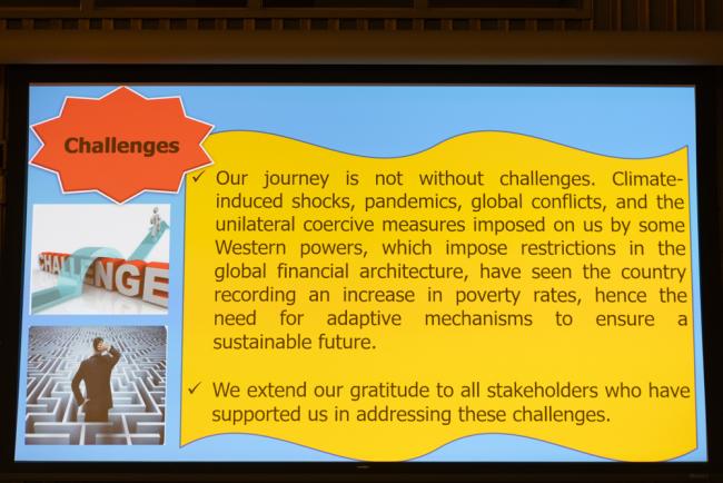 Zimbabwe highlights some of the key challenges faced in implementing the SDGs