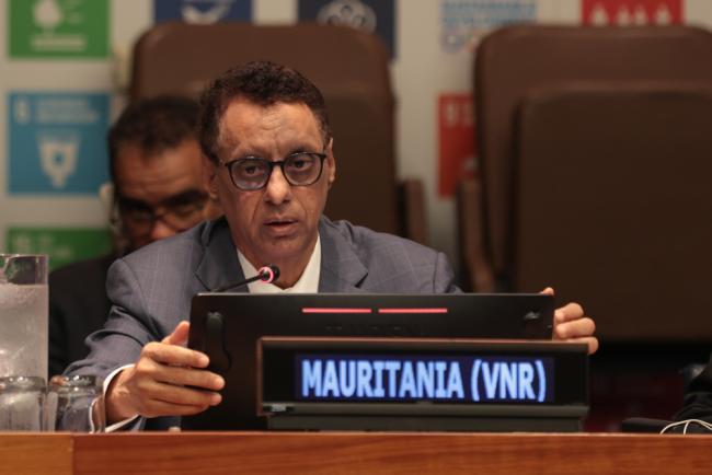 Abdessalam Ould Mohamed Saleh, Minister of Economy and Sustainable Development, Mauritania