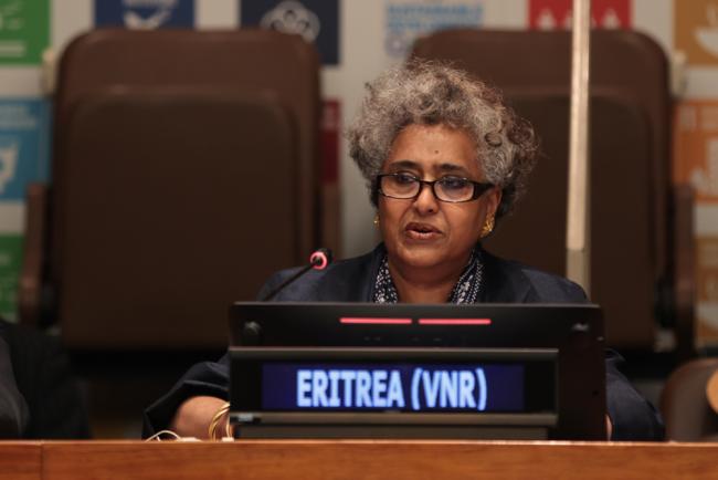 Sophia Tasfamariam, Permanent Representative of Eritrea to the UN