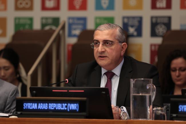 Koussay Aldahhak, Ambassador Extraordinary and Plenipotentiary, and Permanent Representative of Syria to the UN