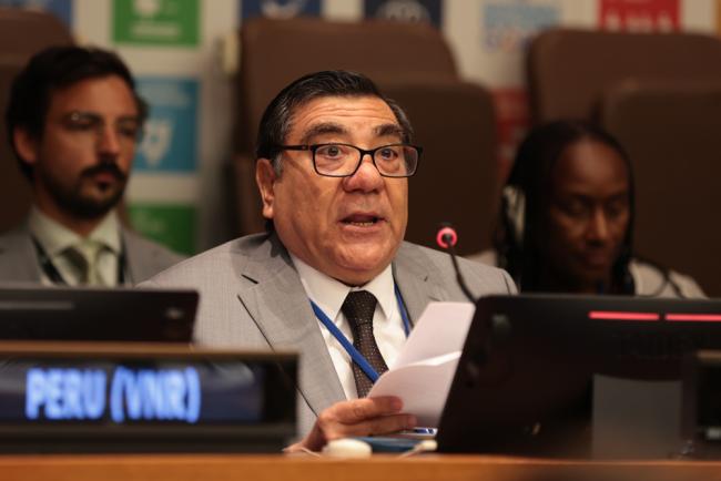 Diego Belevan, Deputy Permanent Representative of Peru to the UN