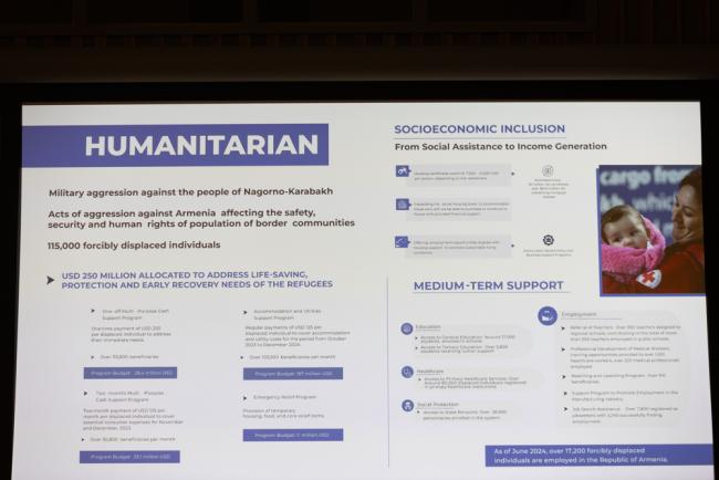 Armenia's VNR report highlights their humanitarian approach to achieving the SDGs