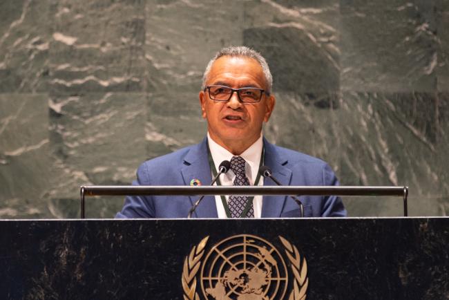 Orlando Habet, Minister for Sustainable Development. and Climate Change, Belize, on behalf of the Caribbean Community (CARICOM)