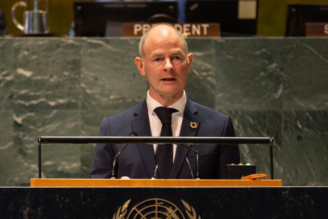 Ossian Smyth, Minister of State, Ireland, on behalf of the Pathfinders/SDG 16+ Group