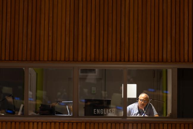 Translator booth