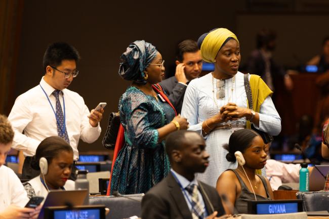 Delegates between sessions