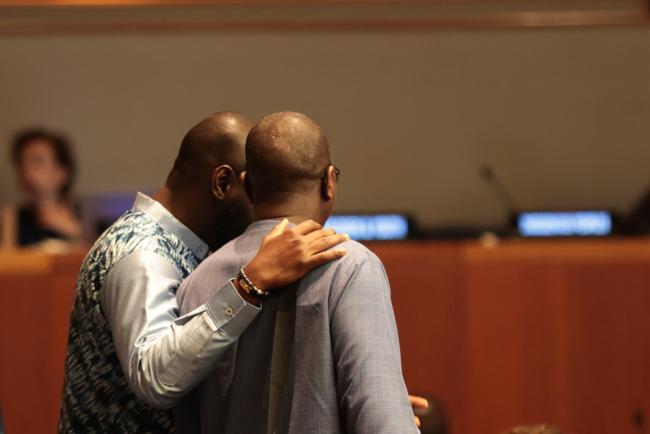 Delegates in plenary