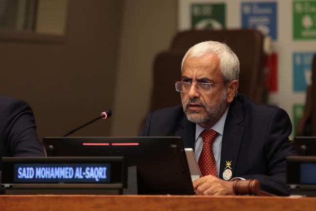 Said Mohammed Al Saqri, Minister of Economy, Oman, and Chair, 2024 Arab Regional Forum on Sustainable Development