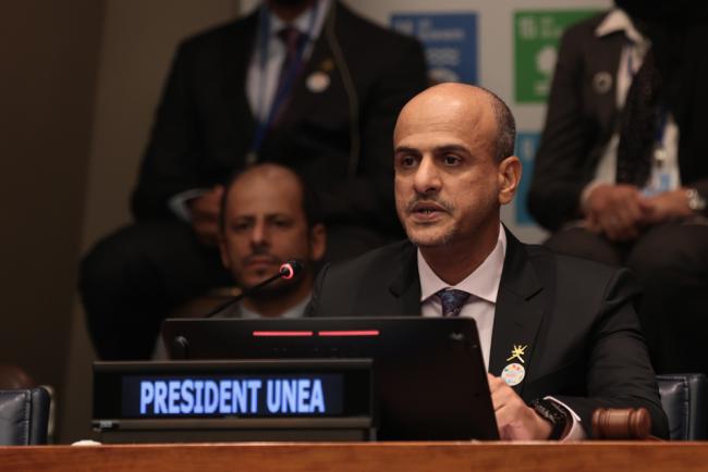 Abdullah Bin Ali Amri, Chairman, Environment Authority of Oman, and President of UNEA-7