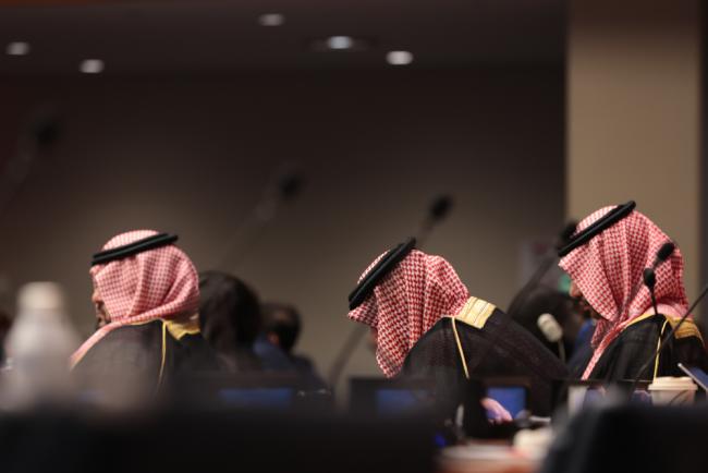 Saudi delegates