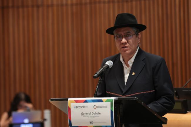 Diego Pary Rodríguez, Permanent Representative of Bolivia to the UN