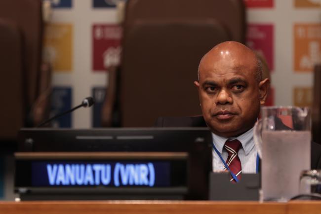 Odo Tevi, Permanent Representative of Vanuatu to the UN