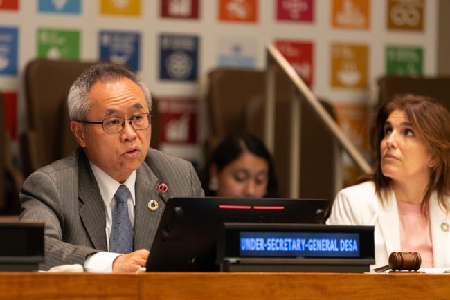   Li Junhua, Under-Secretary-General for Economic and Social Affairs, UN DESA