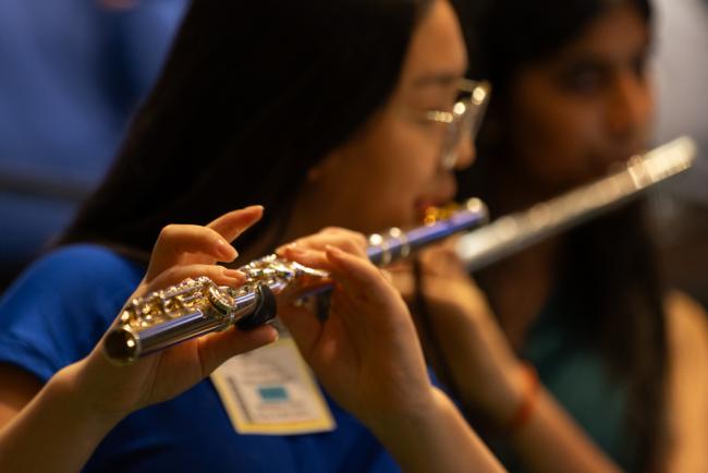 Musicians during the performance