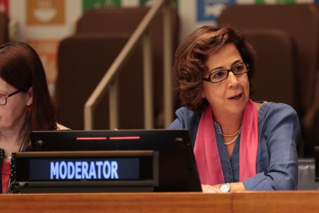 Moderator Shahra Razavi, International Labour Organization (ILO)
