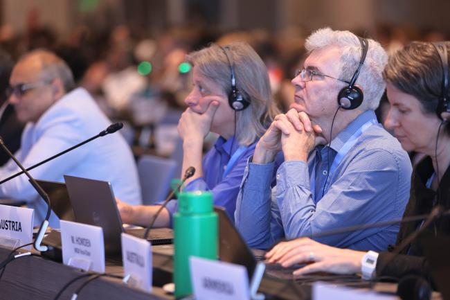 Manfred Ogris, Austria, and WGII Vice-Chair Mark Howden, Australia 