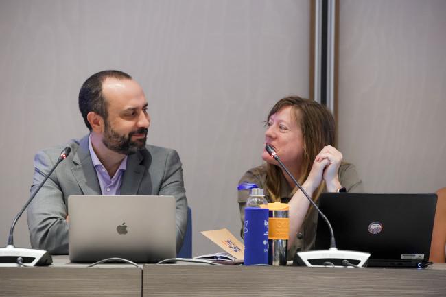 Contact Group Co-Chairs Pedro Ivo Ferraz da Silva, Brazil, and Tina Christensen, Denmark 