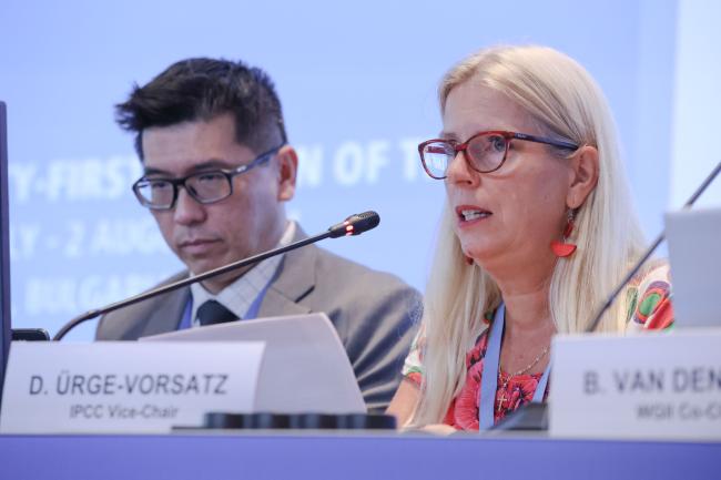 IPCC Vice-Chair Diana Ürge-Vorsatz, Hungary 