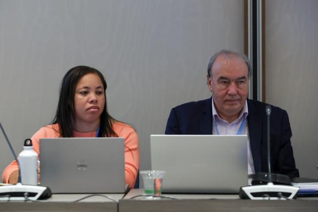 Shanea Young, Belize, and Frank McGovern, Ireland, Co-Chairs