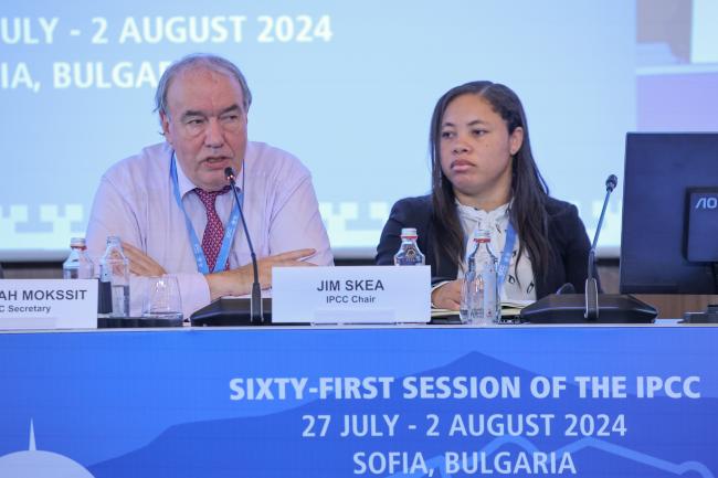 Contact Group Co-Chairs Frank McGovern, Ireland, and Shanea Young, Belize