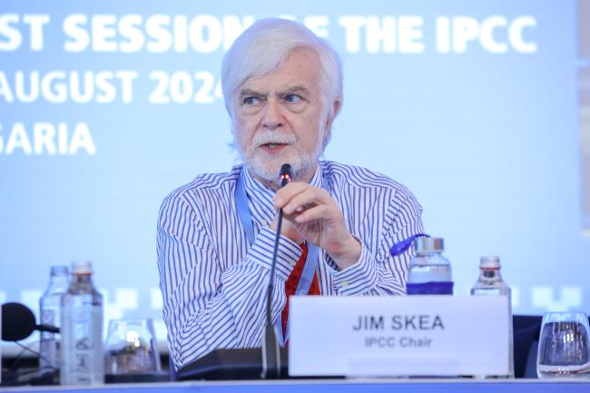 IPCC Chair Jim Skea