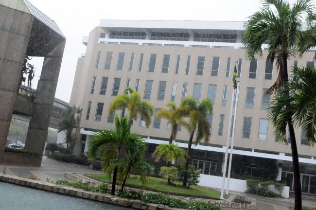ISA headquarters on a rainy day