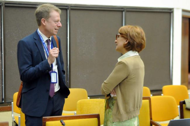 Ingo Narberhaus, Germany, and Maria Luis Mendes, Portugal