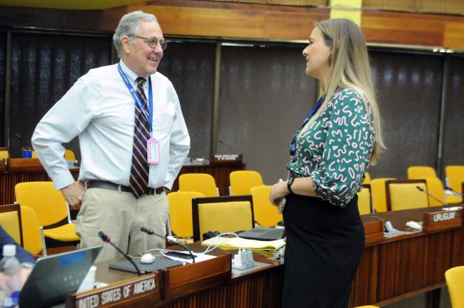 James Gresser, US, and Natalie Andersen, Deep Sea Conservation Coalition (DSCC)