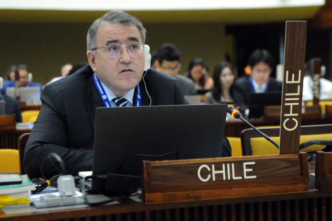 José Antonio Cabedo, Chile