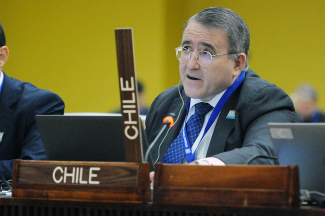 José Antonio Cabedo, Chile