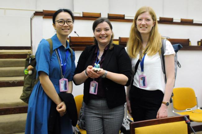 Madeline Warner, The Ocean Foundation, with Shuling Chen and Daniela Herrmann, Greenpeace International