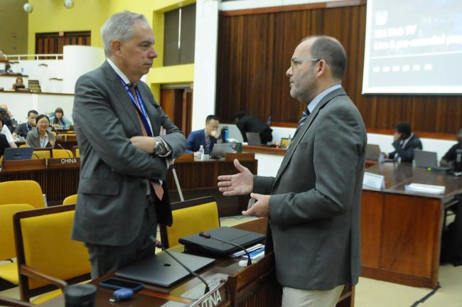 Marcelo Ángel Balbi Calvo, Argentina, and José Dallo, ISA Secretariat