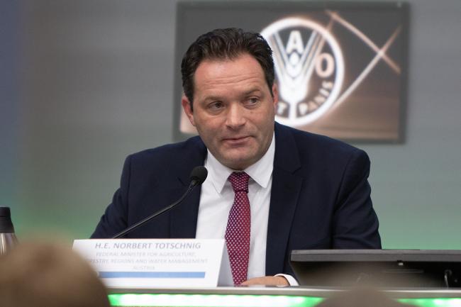 Norbert Totschnig Federal Minister for Agriculture, Forestry, Regions and Water Management of Austria - COFO27 - 23Jul2024