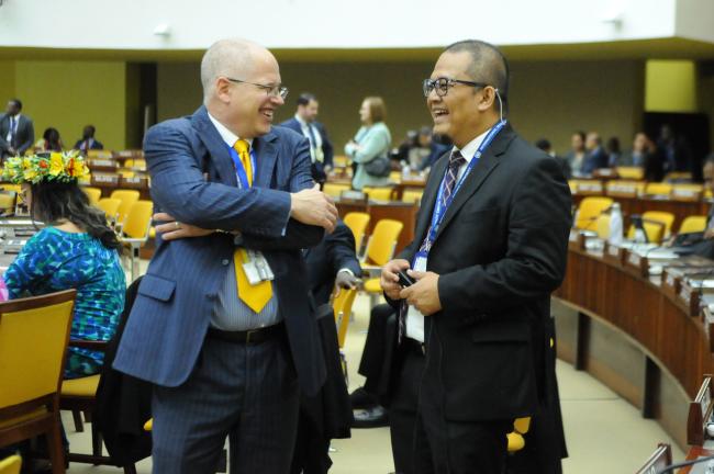 Patrice Laquerre, Canada, and Andy Aron, Indonesia