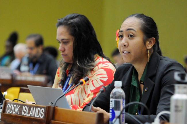Rima Browne, Cook Islands
