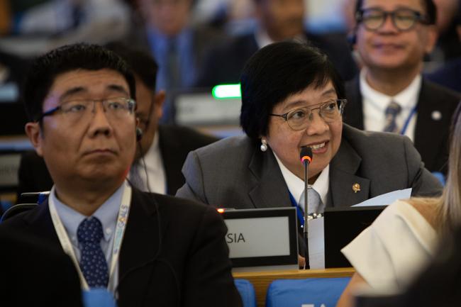 Siti Nurbaya Bakar, Environment and Forestry Minister, Indonesia - COFO27 - 22Jul2024