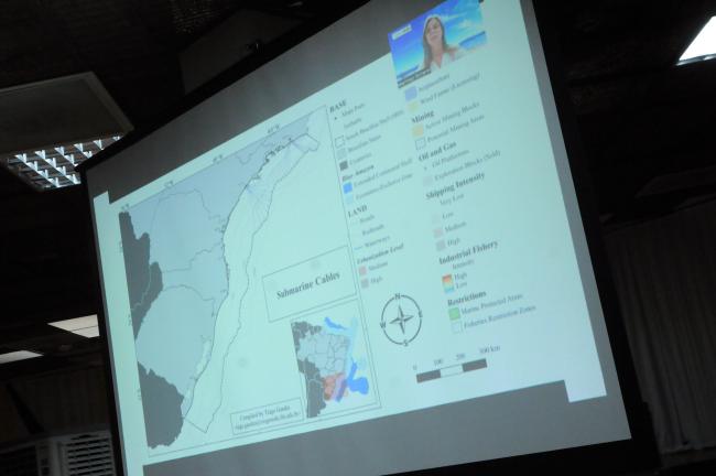 Marinez Scherer, Ministry of the Environment and Climate Change (MMA), Brazil, presents online on the ocean and coastal planning and management in Brazil