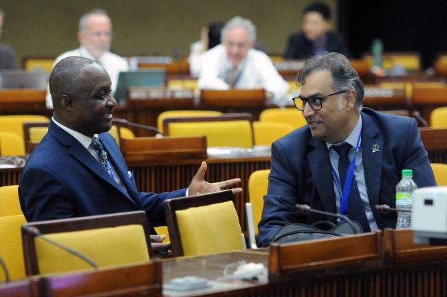Solomon Korbieh, Ghana, and Rezah Badal, Mauritius