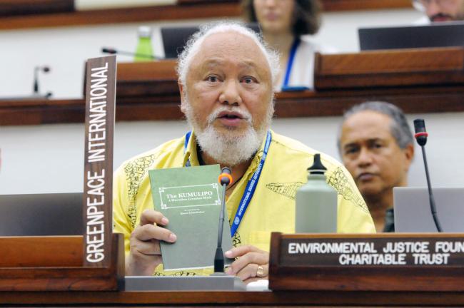 Solomon “Uncle Sol” Kaho‘ohalahala, Greenpeace International