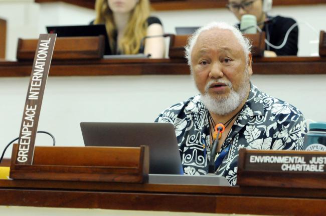 Solomon “Uncle Sol” Kaho'ohalahala, Greenpeace International 