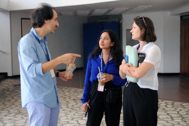 Stéphane Nicolopoulos, France, with Mekhala Dave and Giulia Champion, Thyssen-Bornemisza Art Contemporary