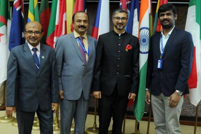The Indian delegation