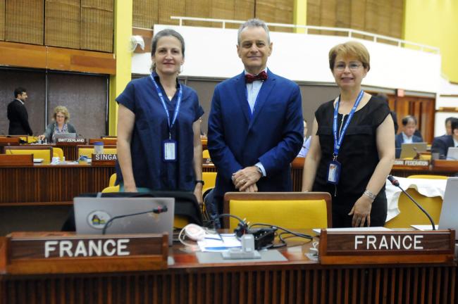 The delegation from France