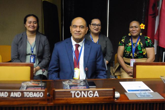 The delegation from Tonga