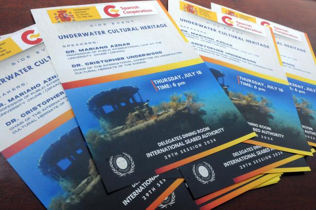 Underwater Cultural Heritage side event flyer